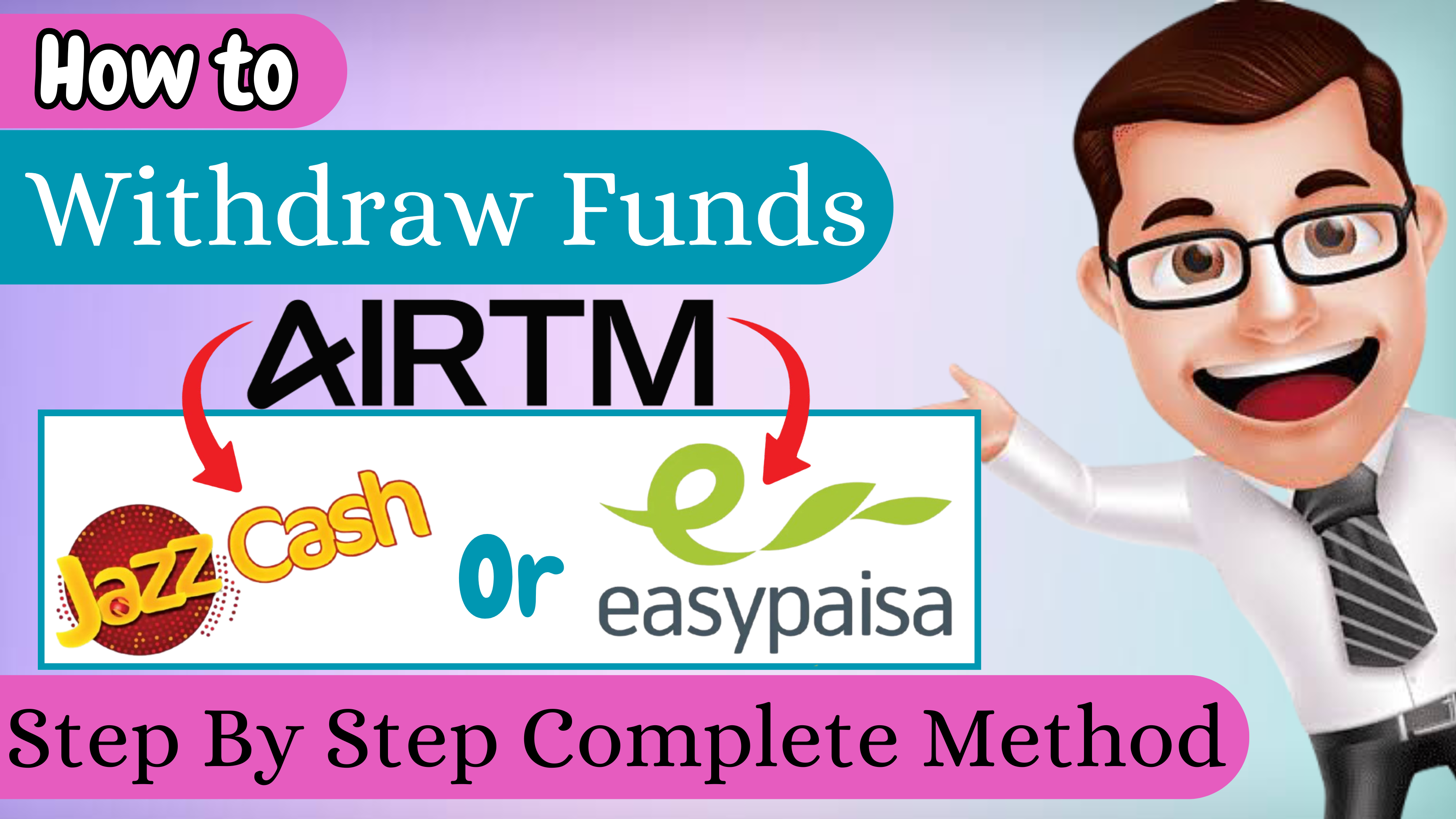 Withdraw Airtm Funds to JazzCash or Easypaisa